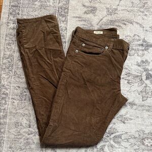 JCrew - Men's Brown Corduroy Pants